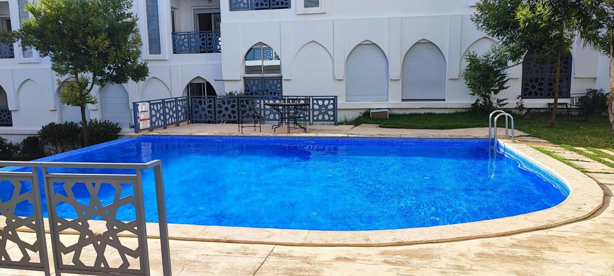 Magnifique Appartement De Standing A Tanger Avec Vue Sur Mer Et Acces Piscine Exterior foto